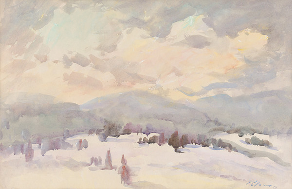 Ján Polom – Zimný západ 