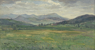 Oľga Krýslová – Pohľad na Dreveník 