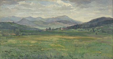 Oľga Krýslová – Pohľad na Dreveník 