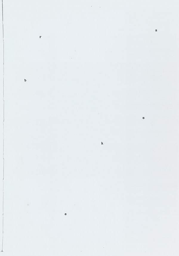 Jiří Valoch – Kresba/Báseň 