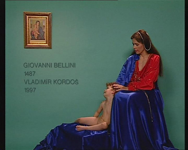 Vladimír Kordoš – Madona s dieťaťom/Giovanni Belini, 1487/Vladimír Kordoš, 1997 