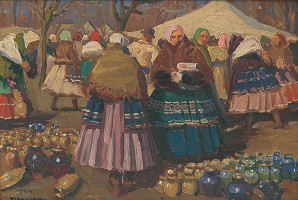 Jozef Theodor Mousson – Trh v Banskej Štiavnici 