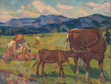 Gustáv Mallý – Na paši 