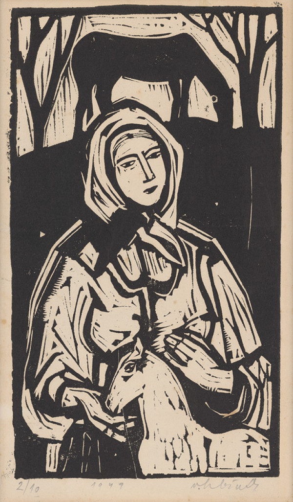 Vincent Hložník – Žena so žriebätkom 