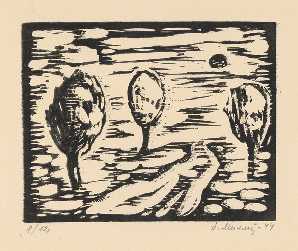 Dezider Milly – Krajina s tromi stromami 