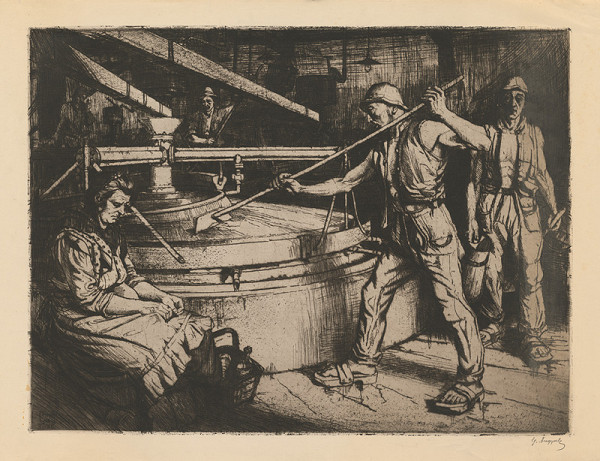 Gejza Angyal – Vymývanie zlata 