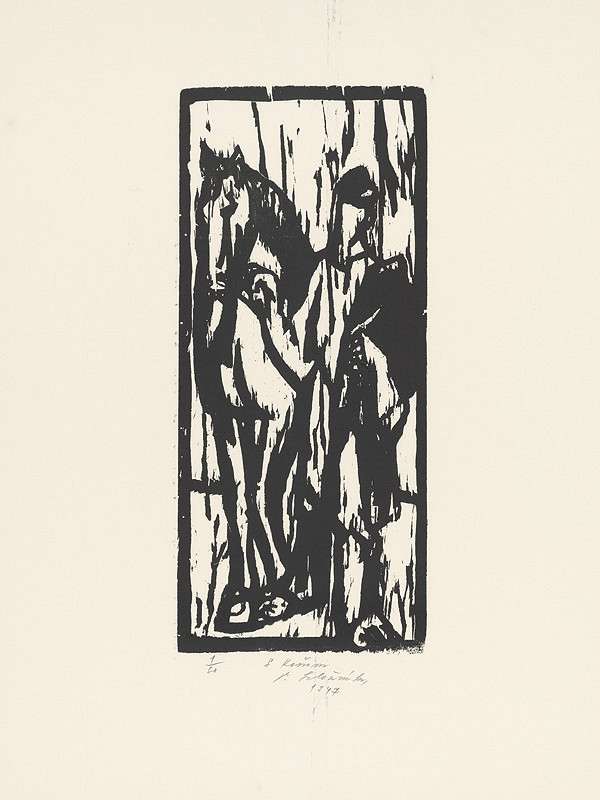 Vincent Hložník – S koňom 