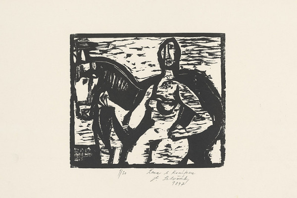 Vincent Hložník – Žena s koníkom 