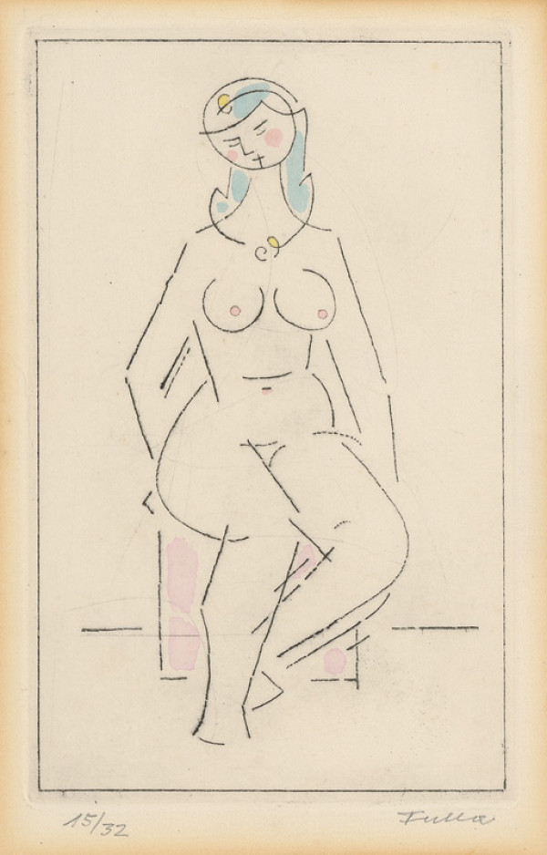 Ľudovít Fulla – Akt na praktikábli 