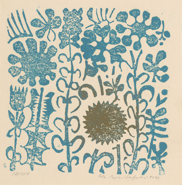 Alžbeta Štefunková-Szabová – PF 1972 - Graphic art 