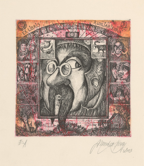 Miroslav Knap – Ex libris - R. Uhliariková 