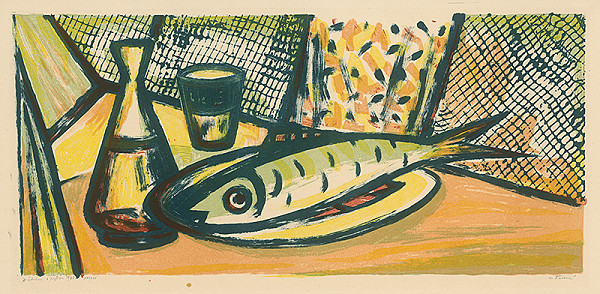 Matilda Čechová – Zátišie s rybou 