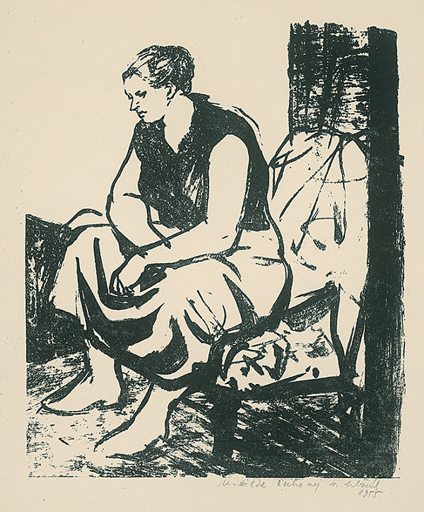 Vincent Hložník – Žena v kresle 