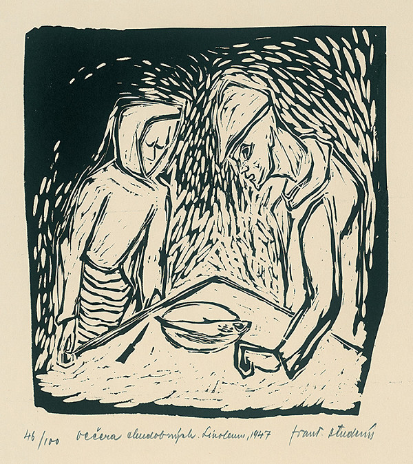 František Studený – Večera chudobných 