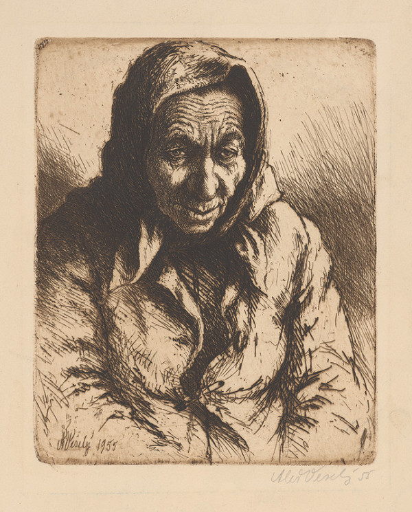 Aleš Veselý – Žena v šatke 