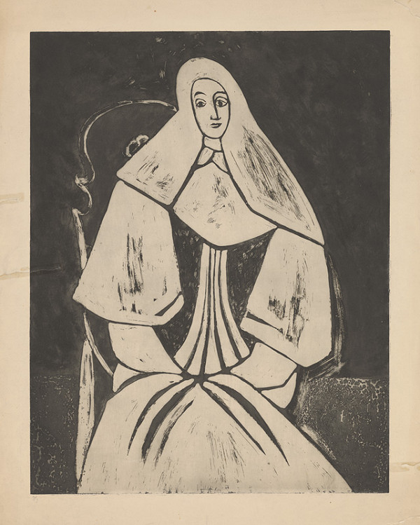 Eugen Nevan – Sediaca dedinčanka 