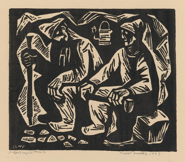 Ernest Zmeták – Odpočívajúci baníci 