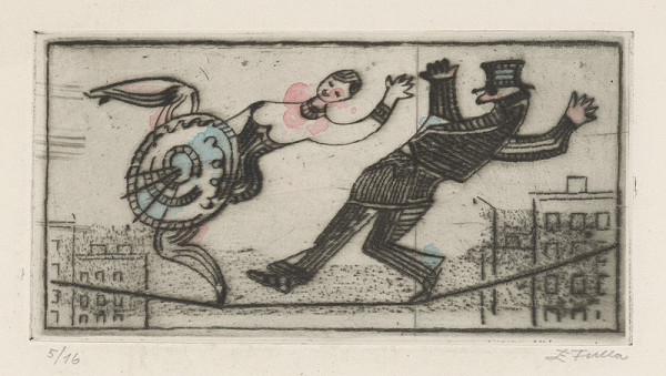 Ľudovít Fulla – Povrazolezci 