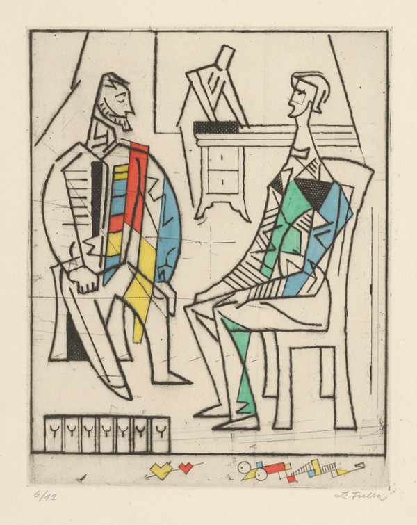 Ľudovít Fulla – Obálka k Dostojevského knihe Idiot 