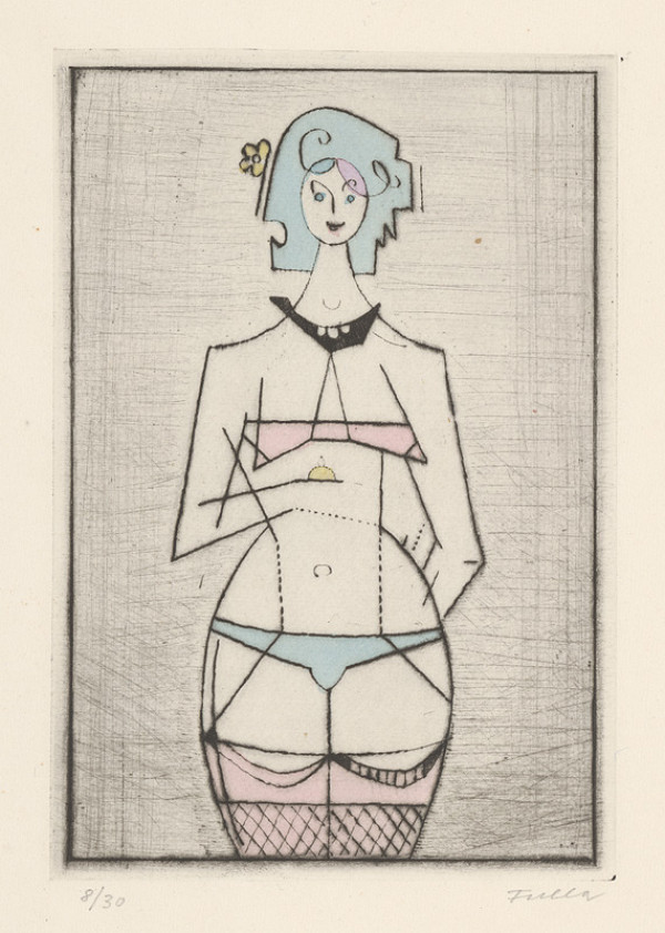 Ľudovít Fulla – Pred zrkadlom 