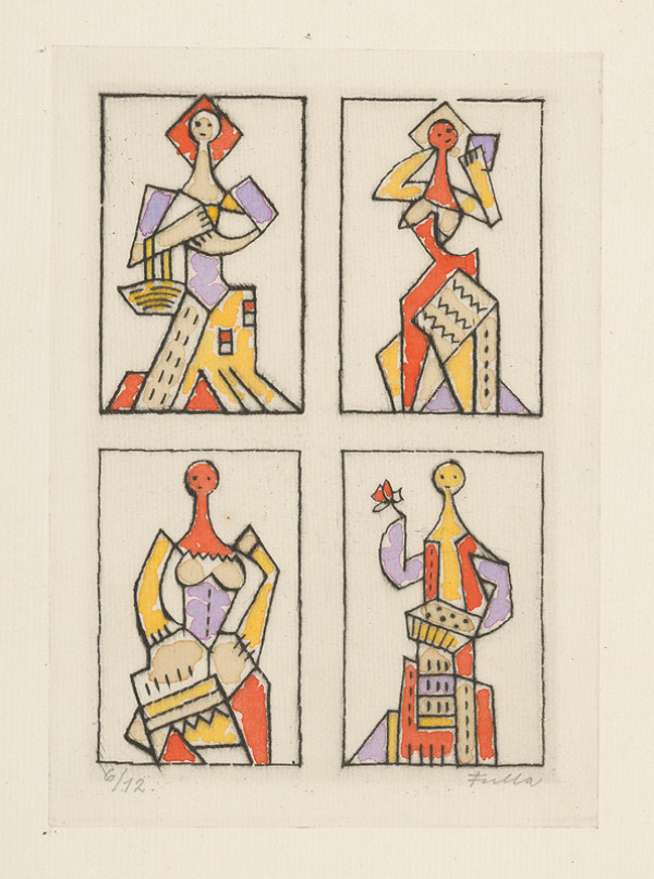 Ľudovít Fulla – Štyri ženy 