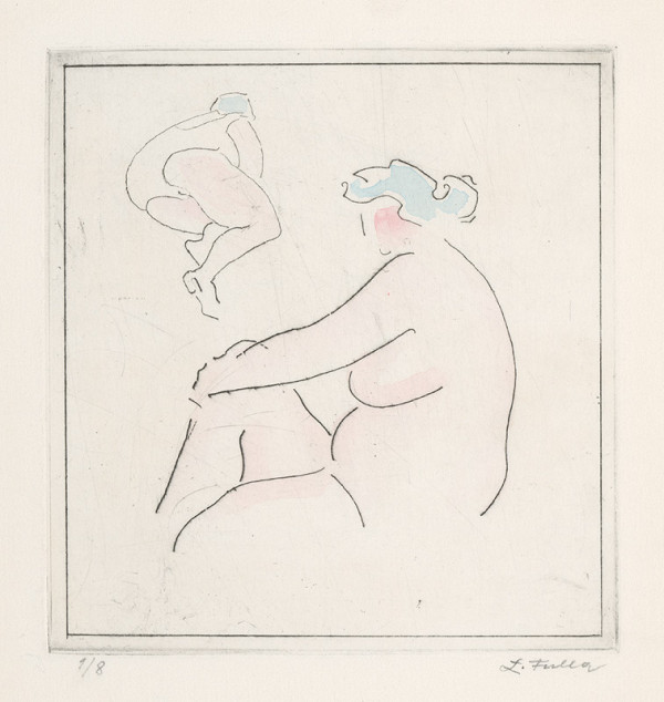 Ľudovít Fulla – Na pláži v Medzizdrojoch 