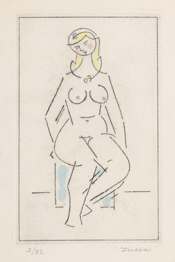 Ľudovít Fulla – Akt na praktikábli 