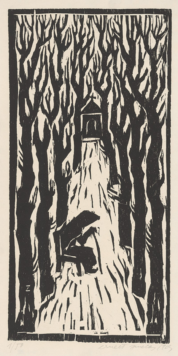 Ernest Zmeták – Frontispicie ku knihe Ľ. Podjavorinskej, Balady a povesti 