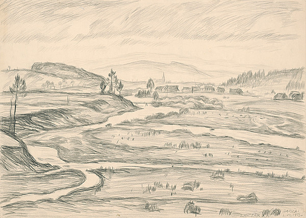 Ernest Zmeták – Pohľad na Zubrohlavu 