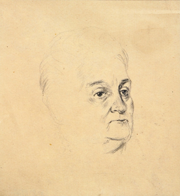 Dezider Milly – Štúdia portrétu umelcovej matky 