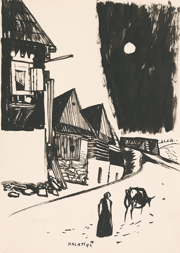 Vincent Hložník – Kresba z Oravy LXVIII. 