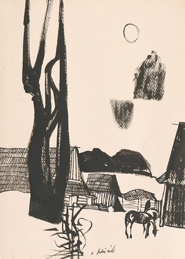 Vincent Hložník – Kresba z Oravy LXX. 