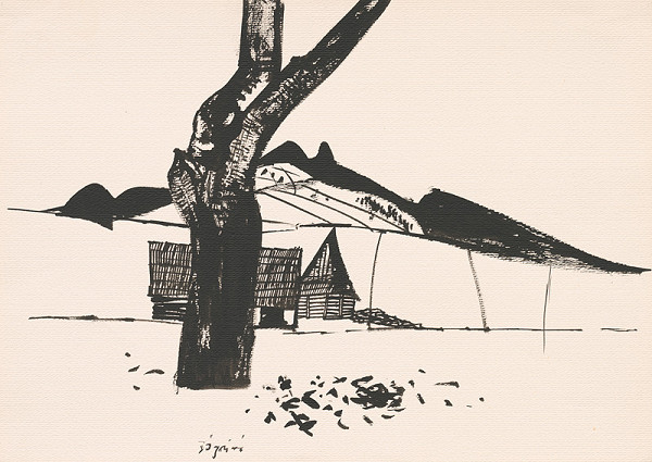 Vincent Hložník – Kresba z Oravy LXXI. 