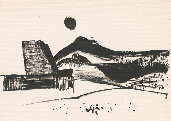 Vincent Hložník – Kresba z Oravy LXXIV. 