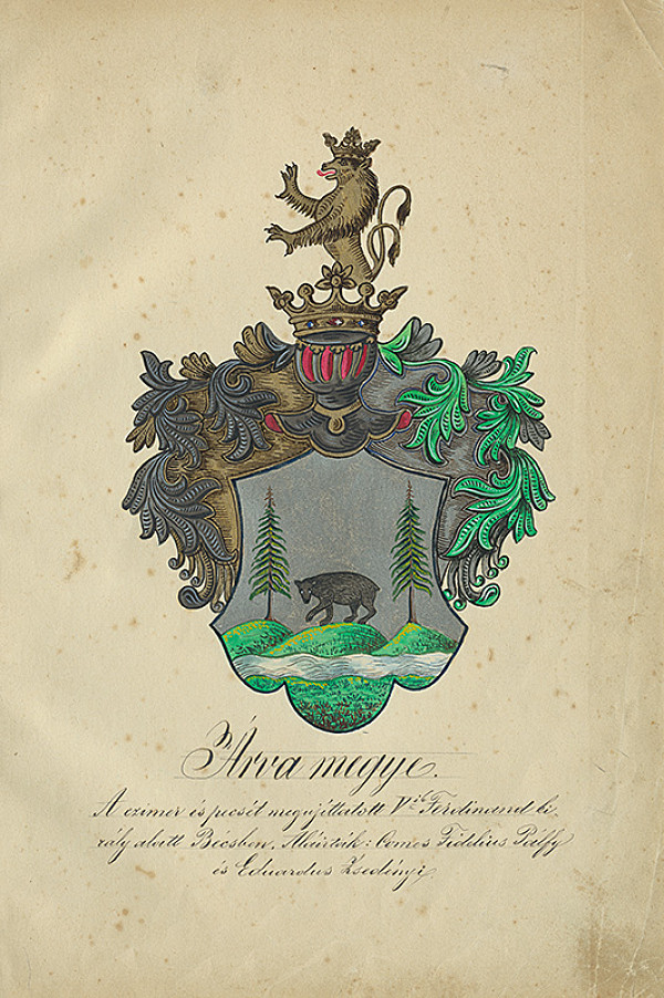 Adolf Medzihradský – Erb Oravskej župy 