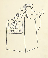 Marián Vanek – Paródia Husáka pri prejavoch po príchode Rusov 