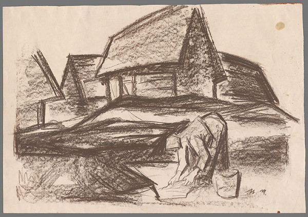 Mária Medvecká – Motív z hornej Oravy 