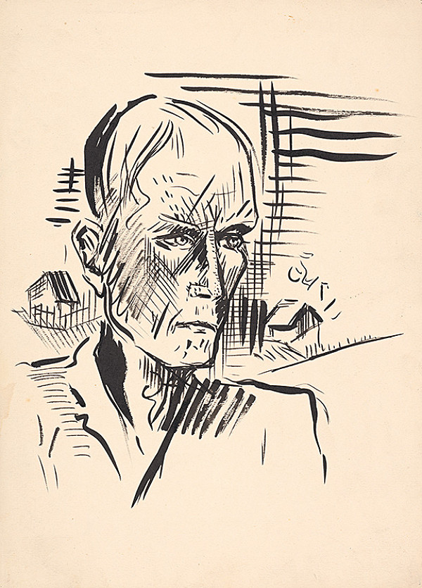 Arnold Peter Weisz-Kubínčan – Mužský portrét I. 