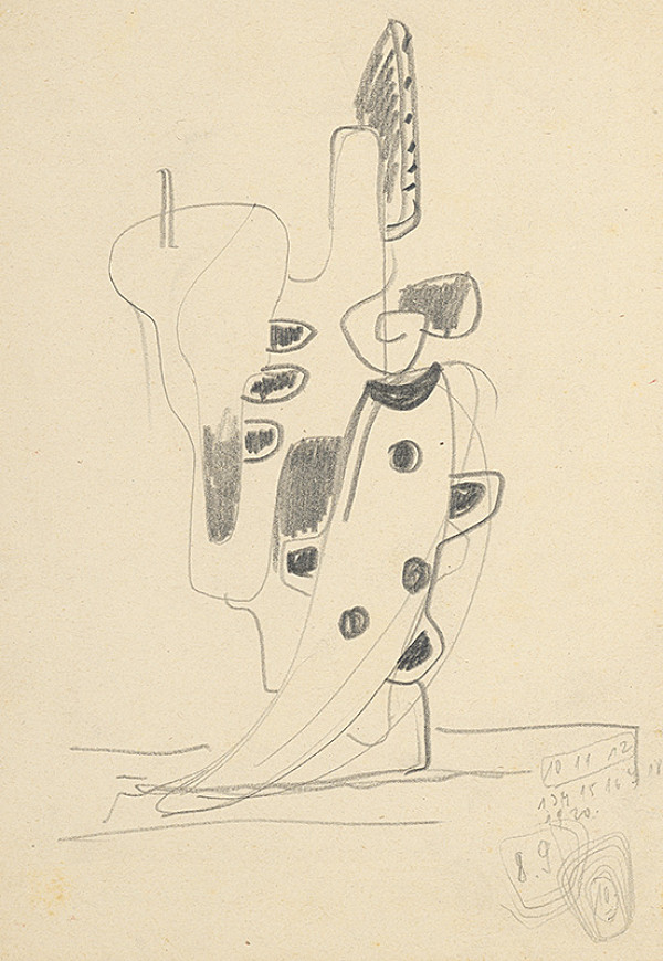 Jaroslav Kubička – Surrealistická kompozícia I. 