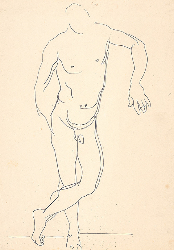 Jaroslav Kubička – Mužský akt 