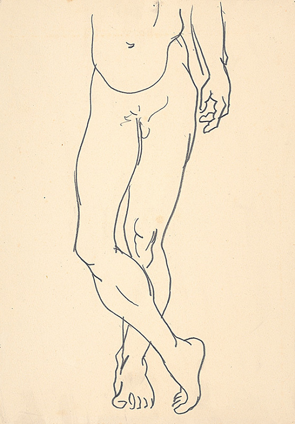 Jaroslav Kubička – Torzo mužského aktu 