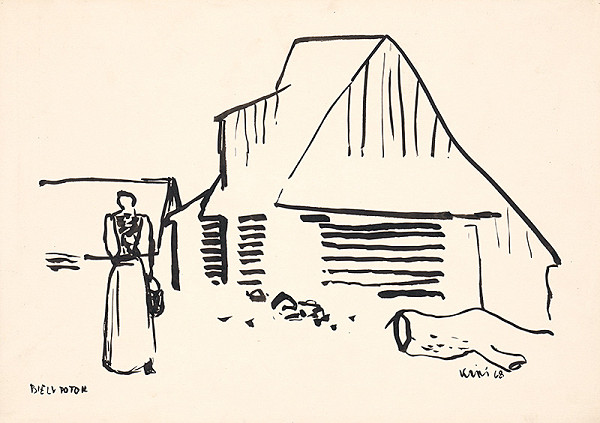 Fero Kráľ – Oravský Biely Potok I. Kresba z Oravy VI. 