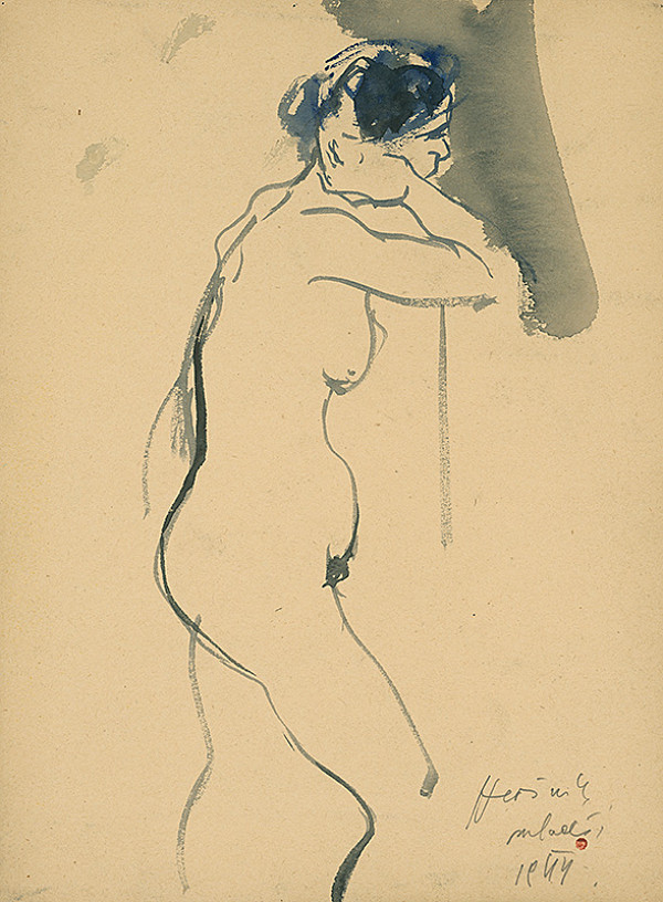 Ferdinand Hložník – Ženský akt 