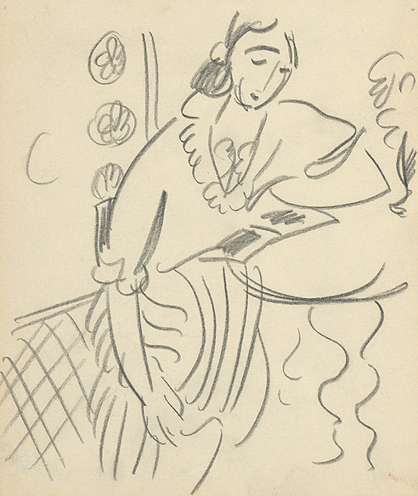 Eugen Nevan – Čítajúca 