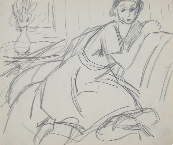 Eugen Nevan – Odpočívajúca 