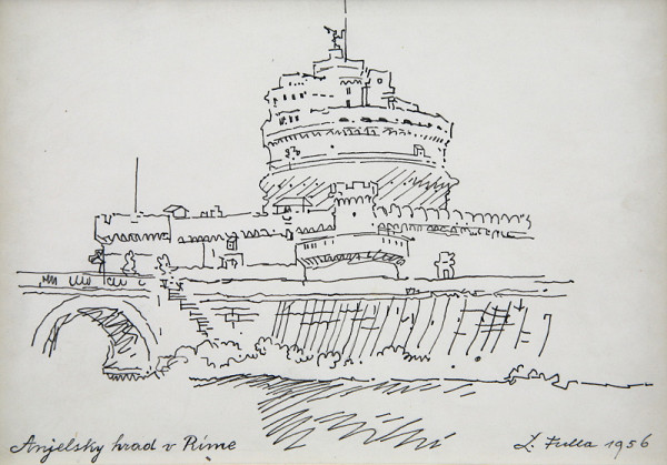 Ľudovít Fulla – Anjelský hrad v Ríme 
