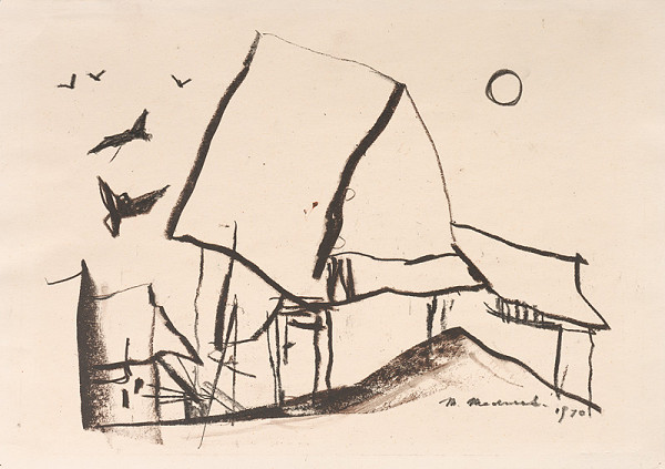 Mária Medvecká – Vrany nad dedinou 