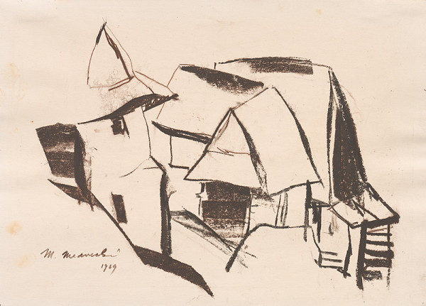 Mária Medvecká – Pohľad do dediny 