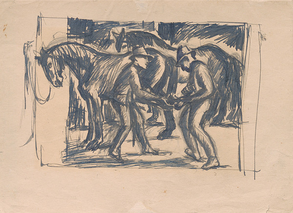 Ignác Kolčák – Podkúvanie koní 