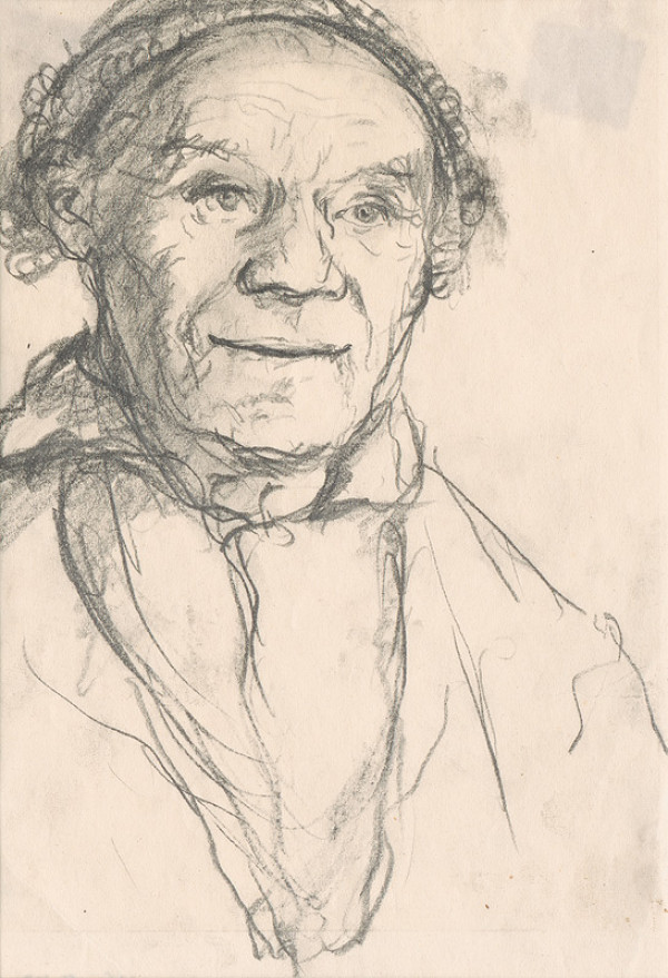 Ignác Kolčák – Štúdia hlavy starca 